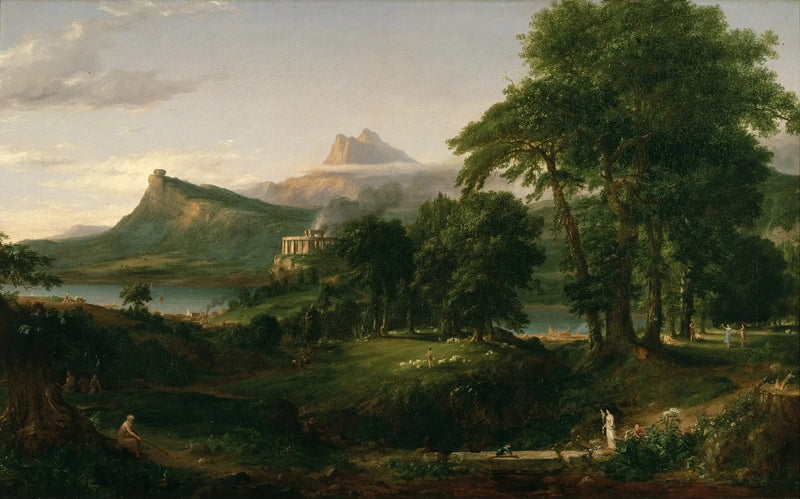 Il corso dell'Impero: lo stato di Arcadia o pastorale - Thomas Cole