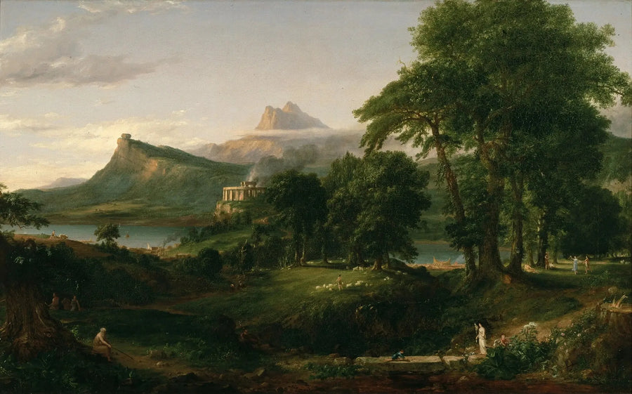 Il corso dell'Impero: lo stato di Arcadia o pastorale - Thomas Cole