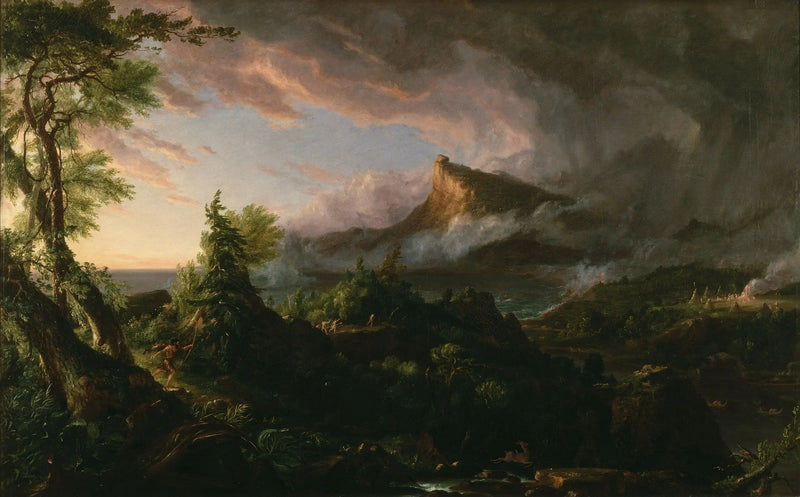Il corso dell'Impero : lo stato selvaggio - Thomas Cole