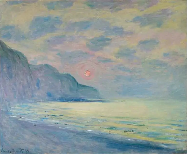 Il convento del sole, il tempo nebbioso, Pourville - Claude Monet