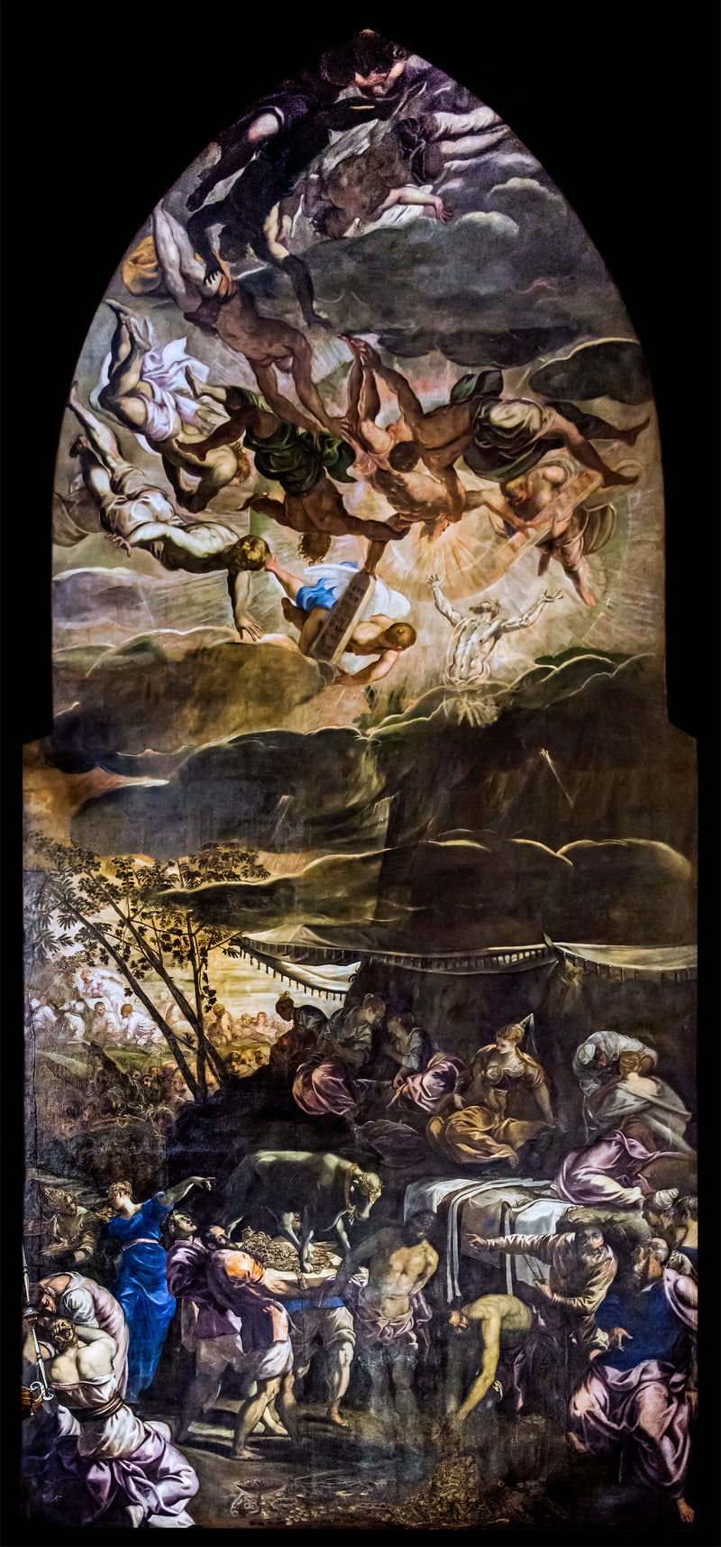 Il culto del vitello d'oro - Jacopo Tintoretto