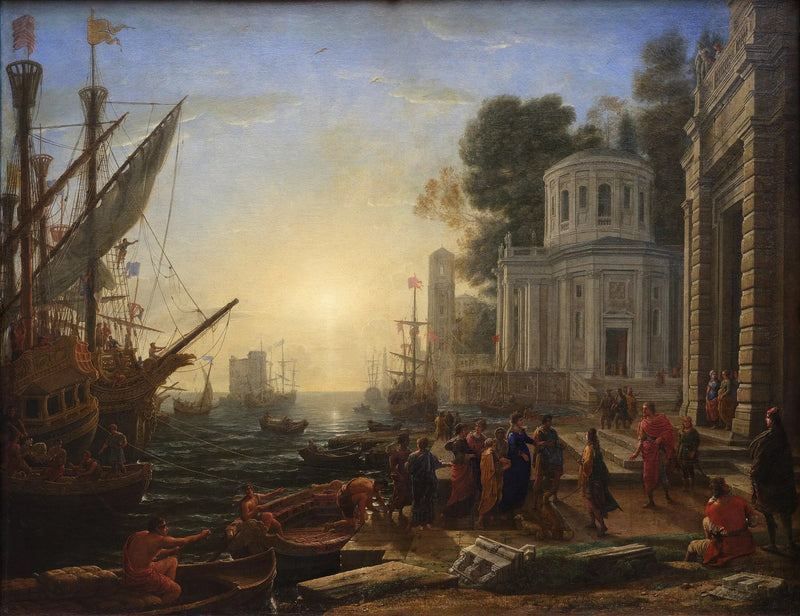 Lo Sbarco di Cleopattra a Tarse - Claude Lorrain