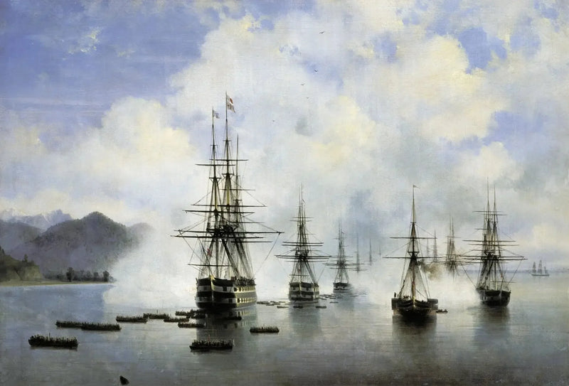 Lo sbarco di N. N. Raevskyi a Subashi - Ivan Aïvazovski