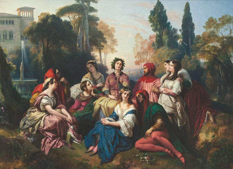 Il Decameron. - Franz Xaver Winterhalter