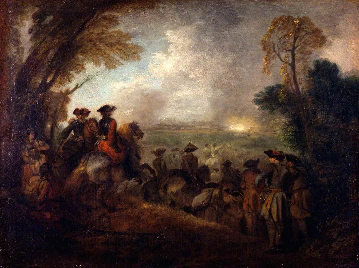 Le défilé - Antoine Watteau image 1 reproduction réalisée par Alpha Reproduction