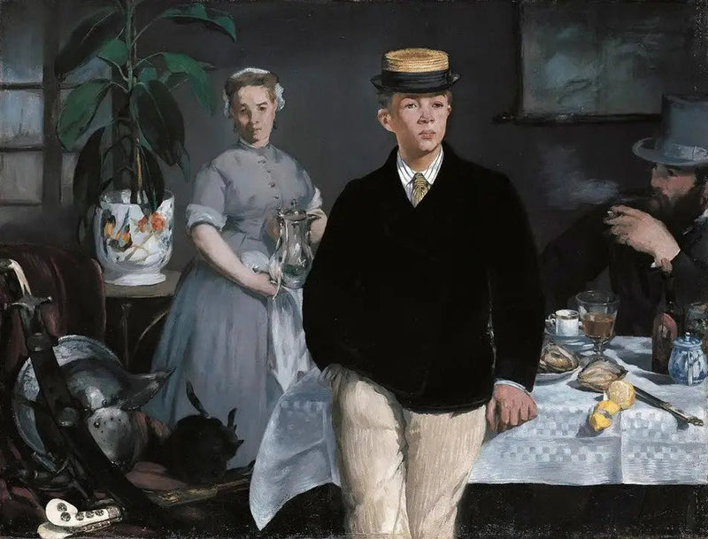Il Pranzo nell'atelier - Édouard Manet
