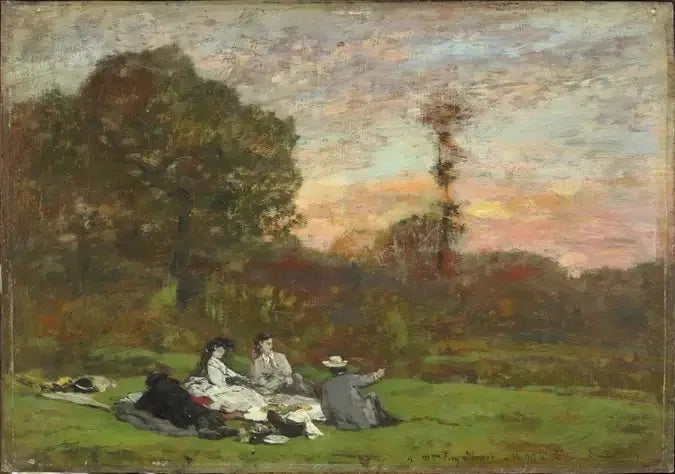 Il Pranzo sull'erba - Eugène Boudin
