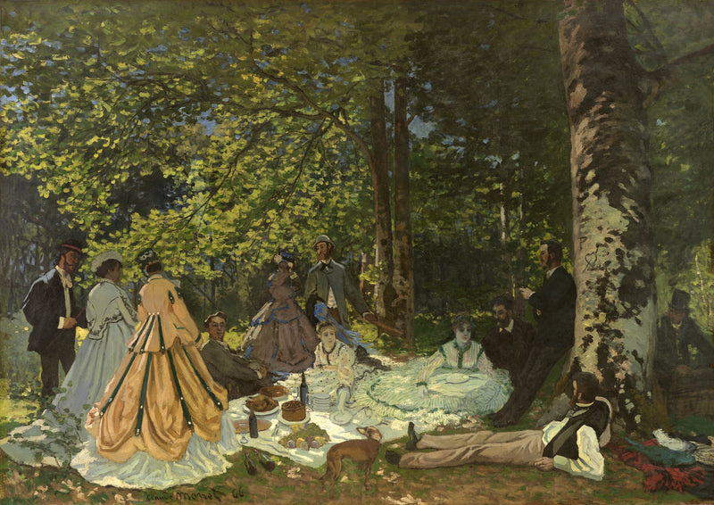 Pranzo sull'erba W62 - Claude Monet