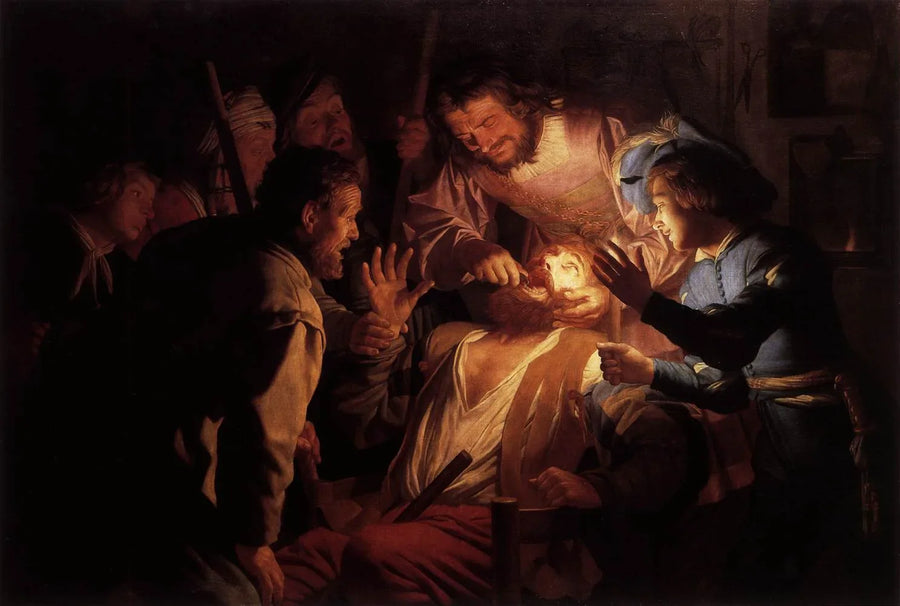 Il dentista - Gerrit van Honthorst