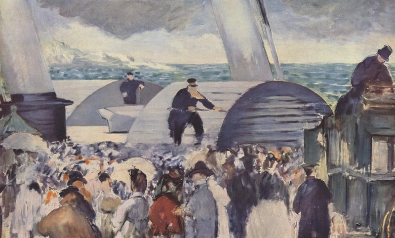 La partenza del vapore da Folkestone - Édouard Manet