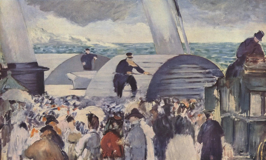 La partenza del vapore da Folkestone - Édouard Manet