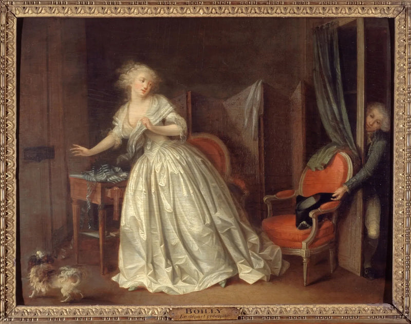 La partenza precipitata - Louis-Léopold Boilly