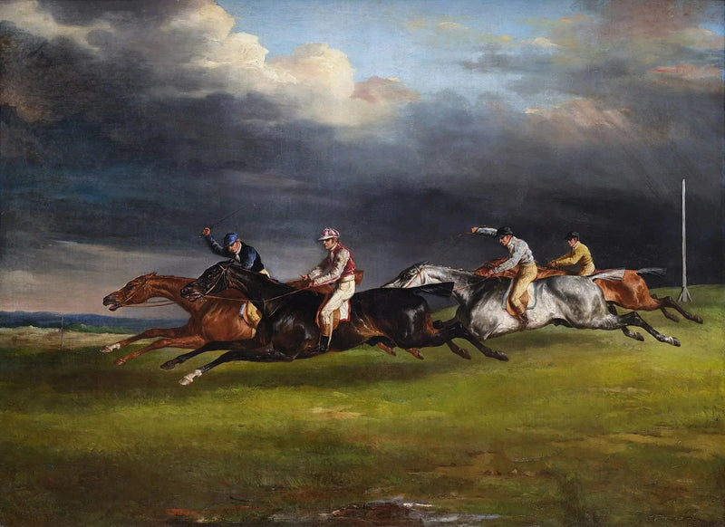 Il Derby di Epsom - Théodore Géricault