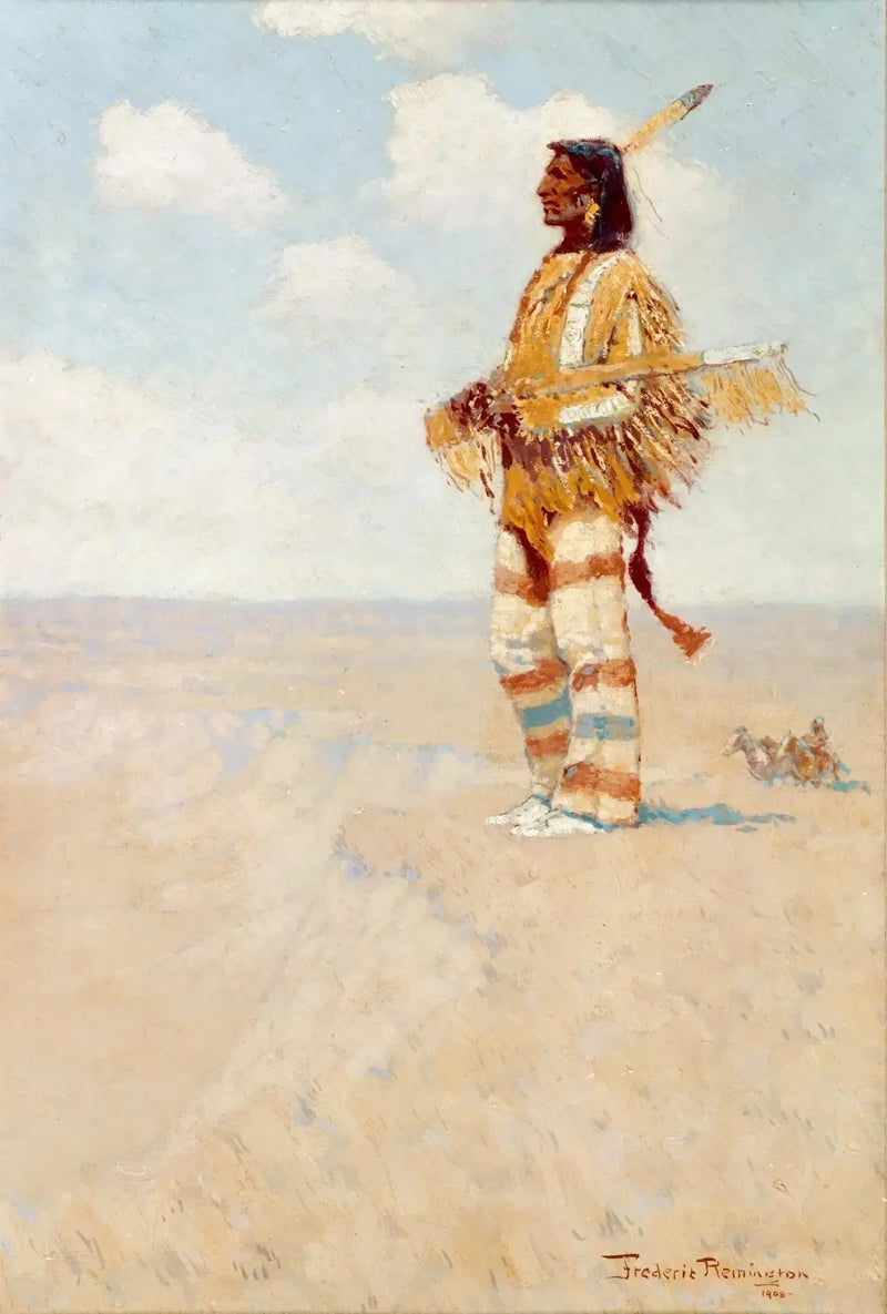 L'ultimo della sua razza (L'americano in via di estinzione) - Frederic Remington