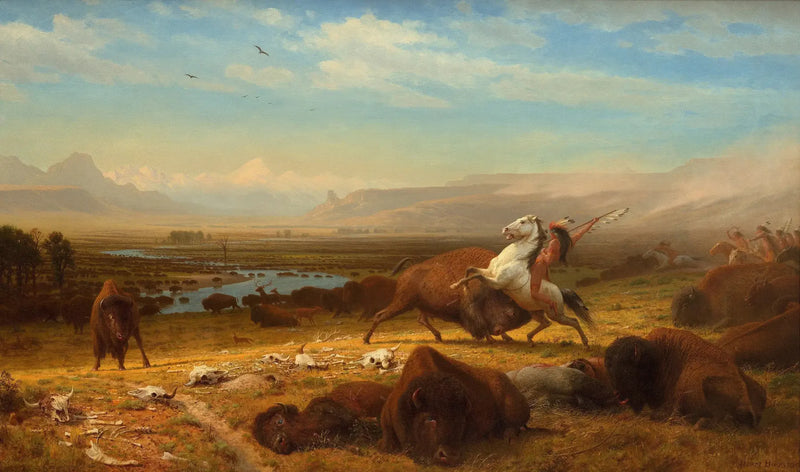 L'ultimo dei bisonti - Albert Bierstadt