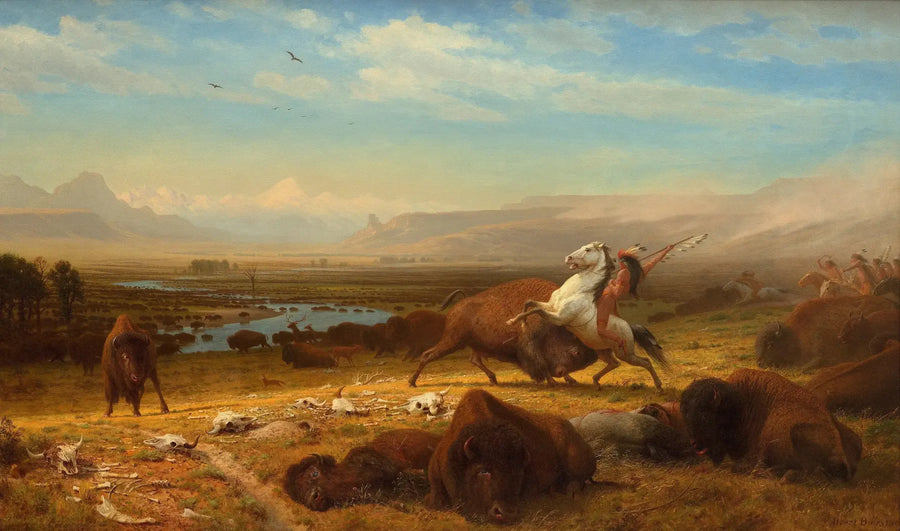 L'ultimo dei bisonti - Albert Bierstadt