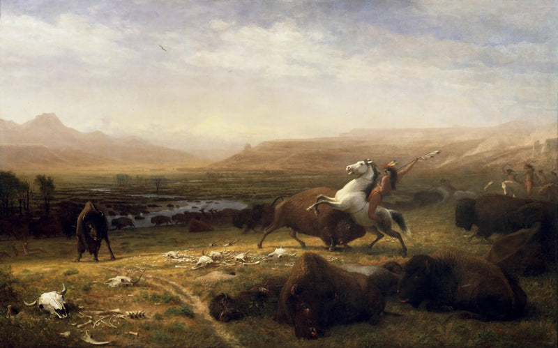 L'ultimo dei bufali 2.60 - Albert Bierstadt