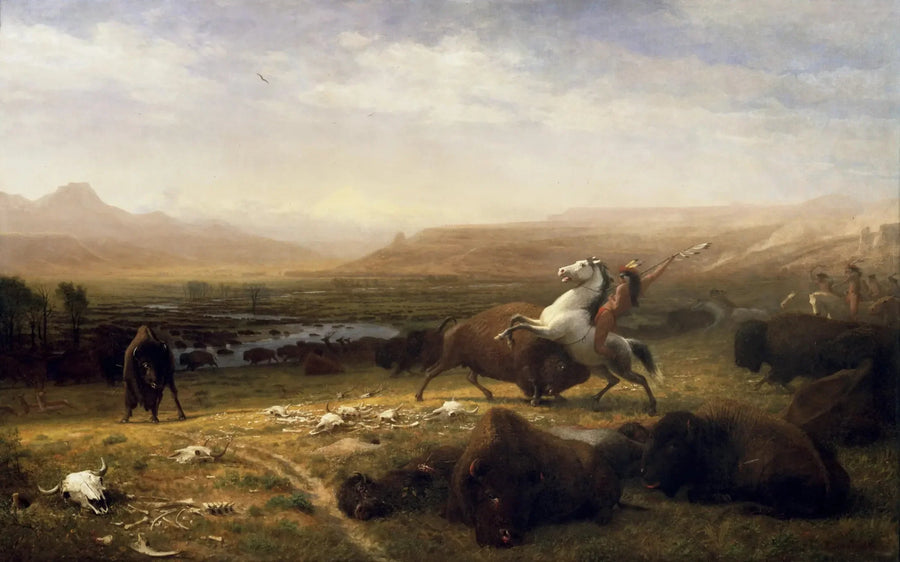 L'ultimo dei bufali 2.60 - Albert Bierstadt