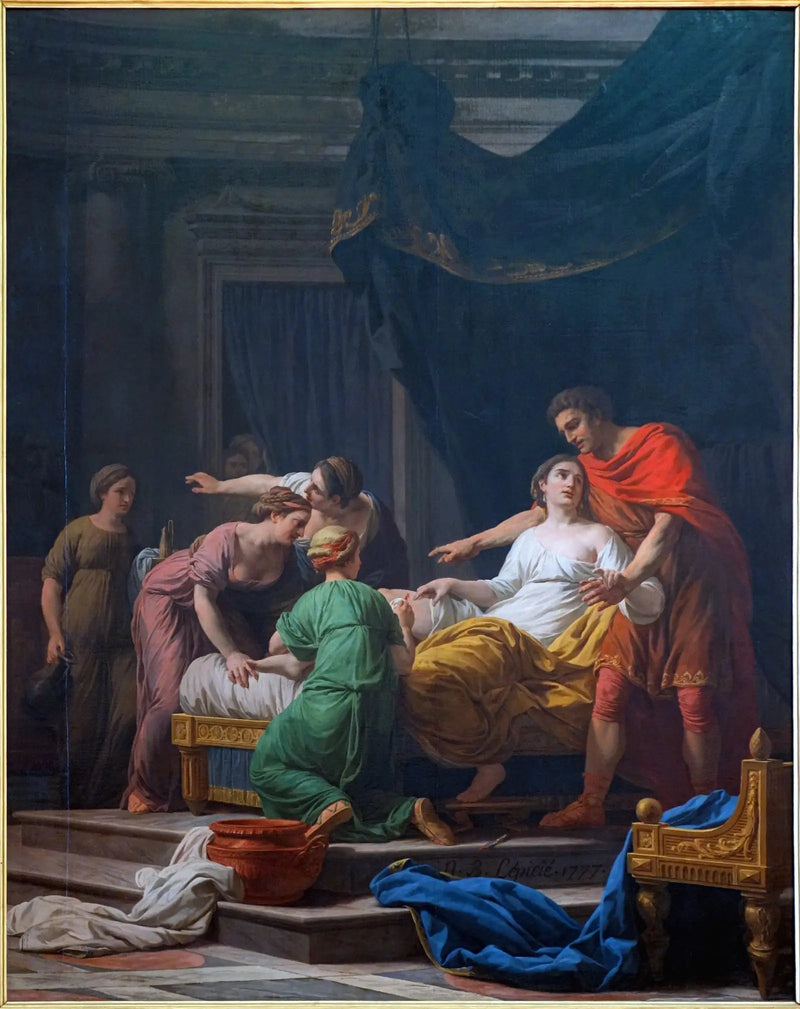 La Dedizione di Porzia, moglie di Giunio Bruto - Nicolas-Bernard Lépicié
