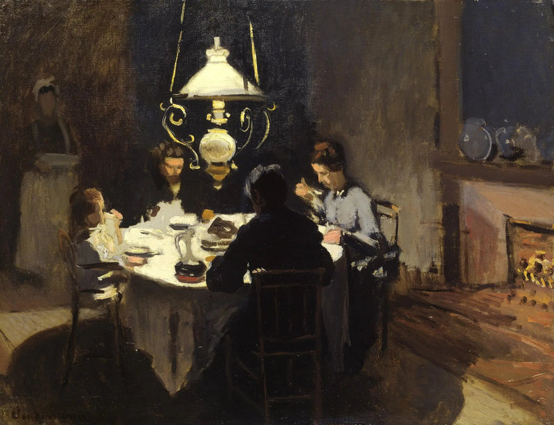 La Cena - Claude Monet