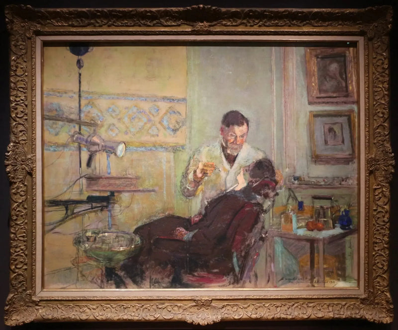 Il Dottore George Viau nel suo studio dentistico - Édouard Vuillard