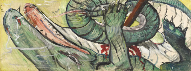 Il drago ucciso - Lovis Corinth