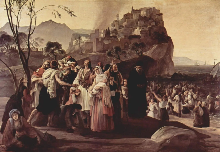 Il dramma di Parga - Francesco Hayez