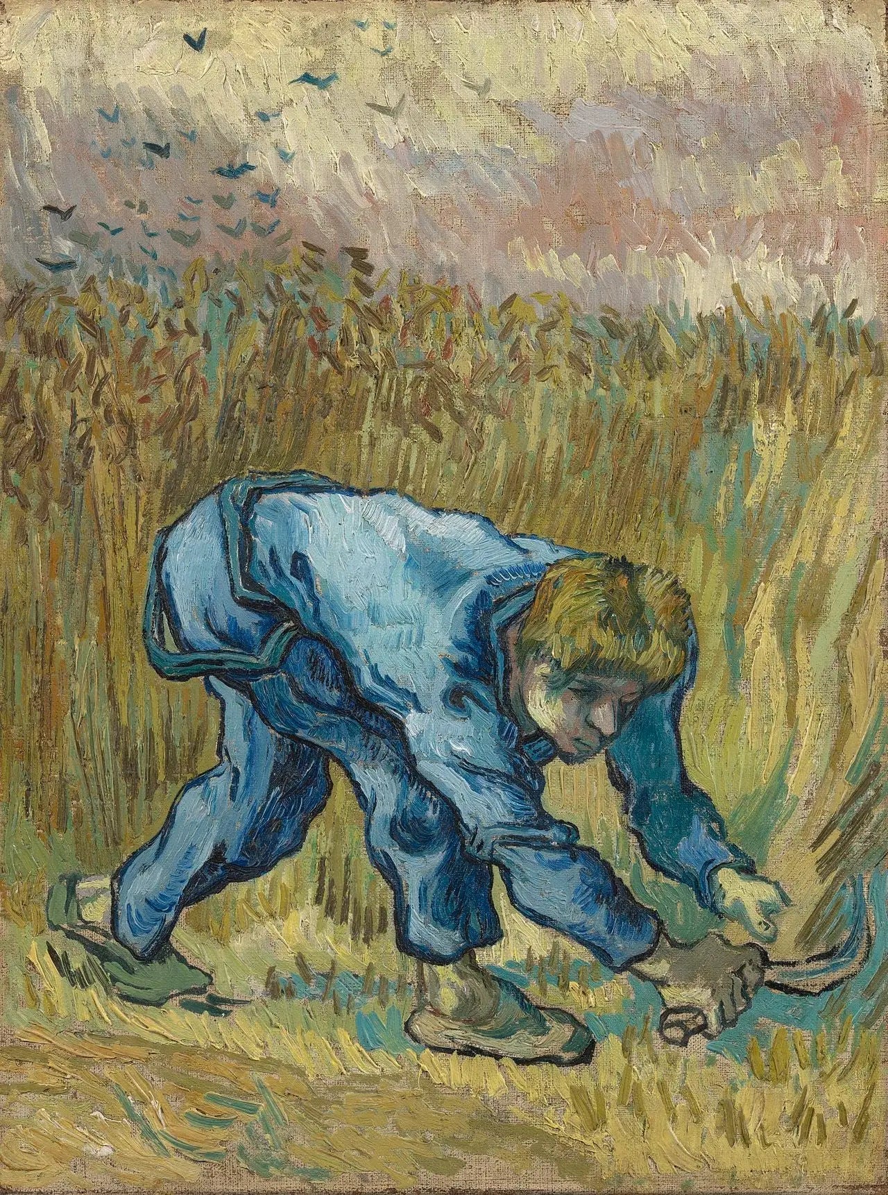 Le Faucheur (d'après Millet) - Vincent van Gogh image 1 copie peinte à la main à l’huile