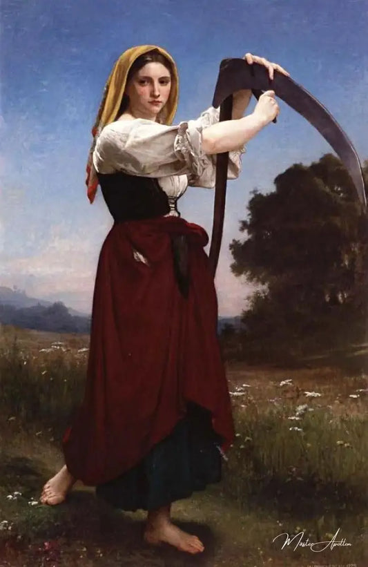 Le faucheur - William Bouguereau - Reproductions de tableaux et peintures haut de gamme