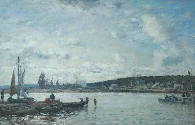 Il Traghetto a Deauville - Eugène Boudin