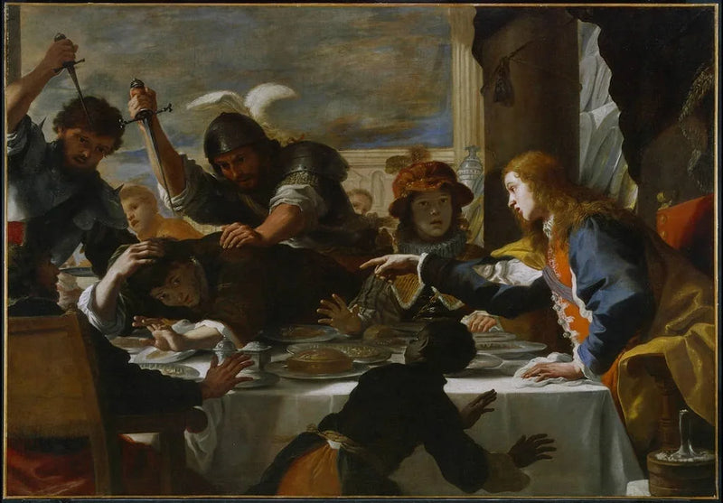Il banchetto di Assalonne - Mattia Preti