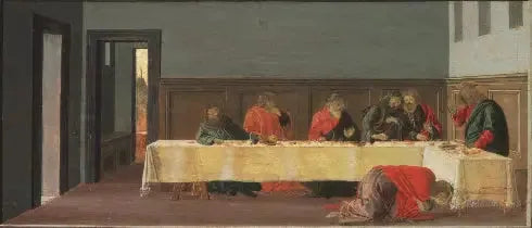 Il banchetto nella casa di Simon Pietro - Sandro Botticelli