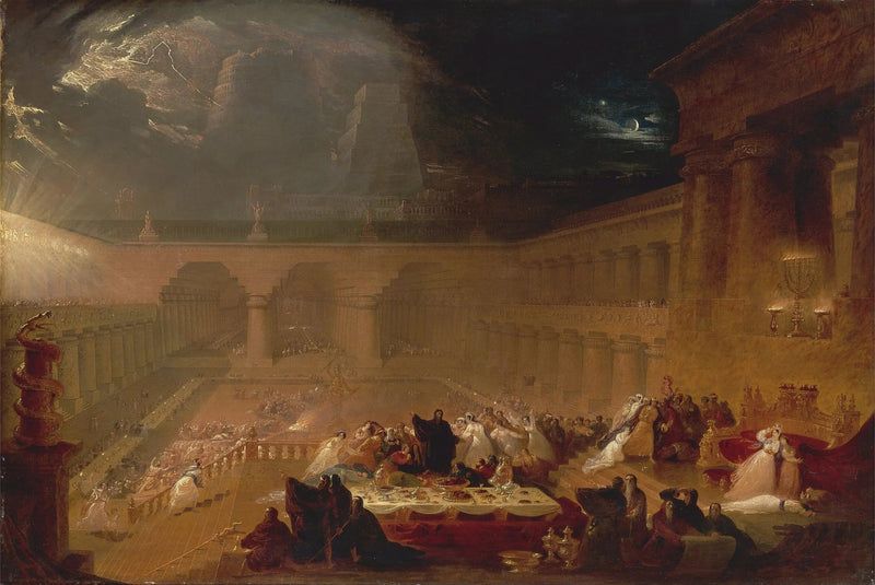 Il banchetto di Balthazar - John Martin