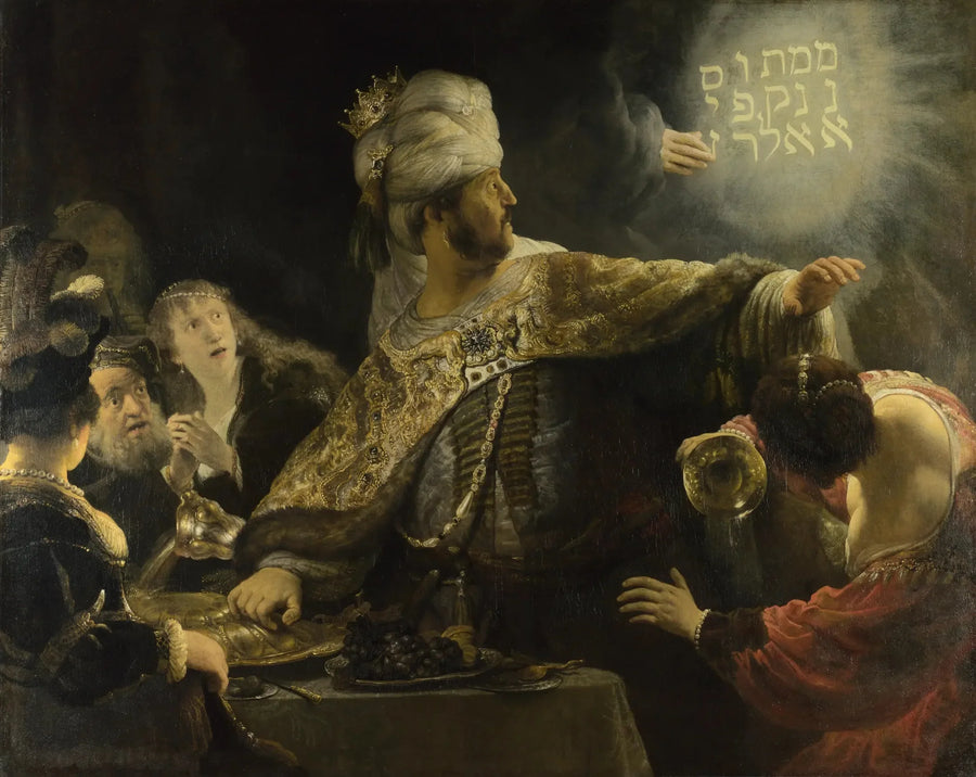 Il Banchetto di Balthazar - Rembrandt
