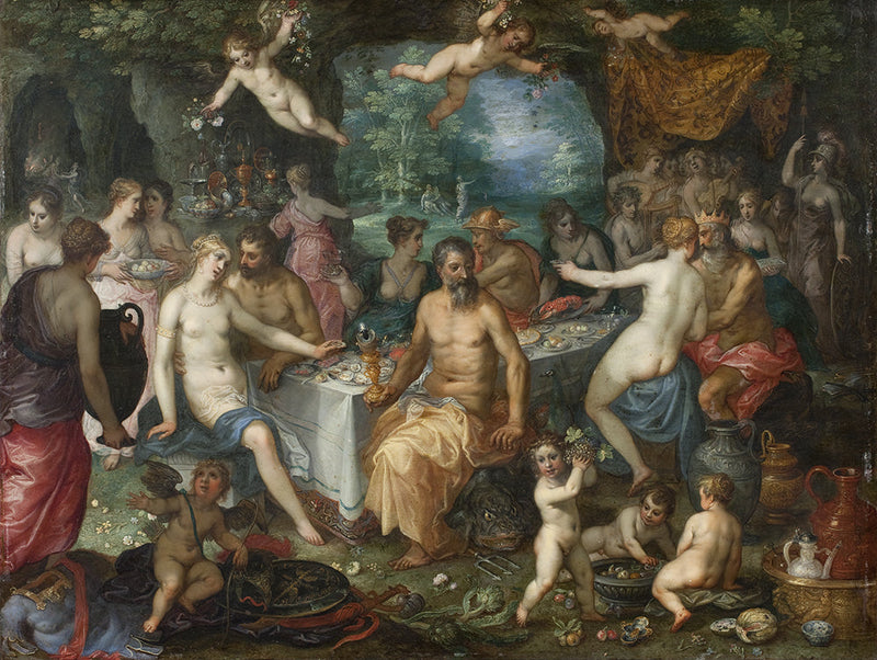 Le Festin des Dieux. Les Noces de Pélée et Thétis - Jan Brueghel l'Ancien
