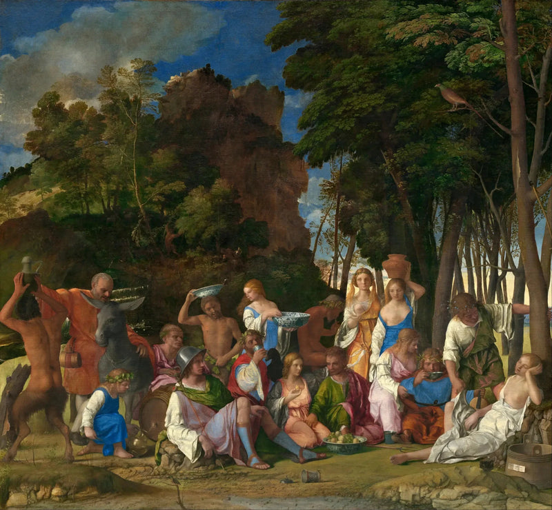 Il banchetto degli dei - Titian