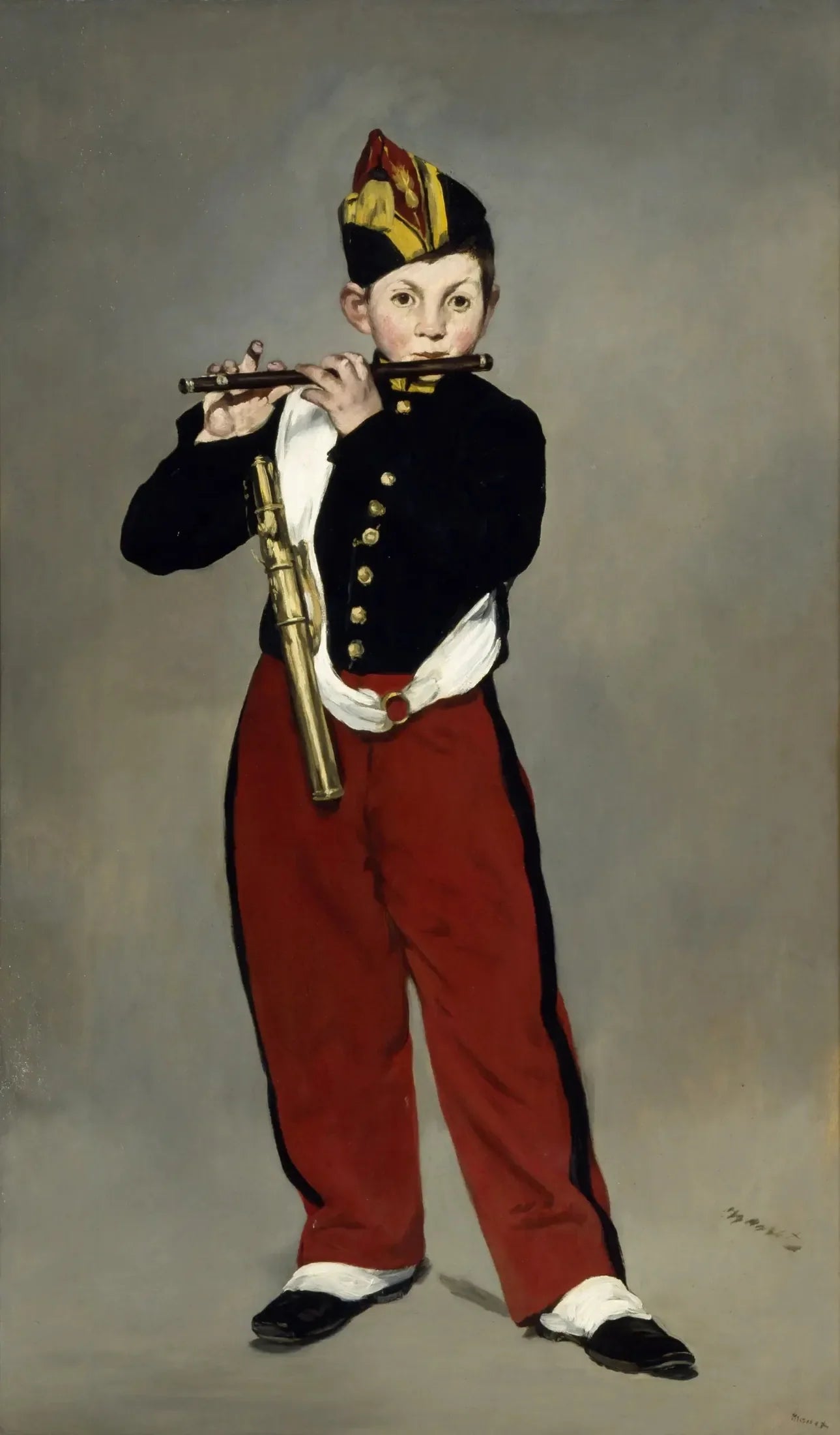 Le Fifre - Édouard Manet image 1 copie de tableau peinte à la main