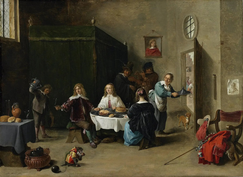 Il figlio prodigo - David Teniers il Giovane
