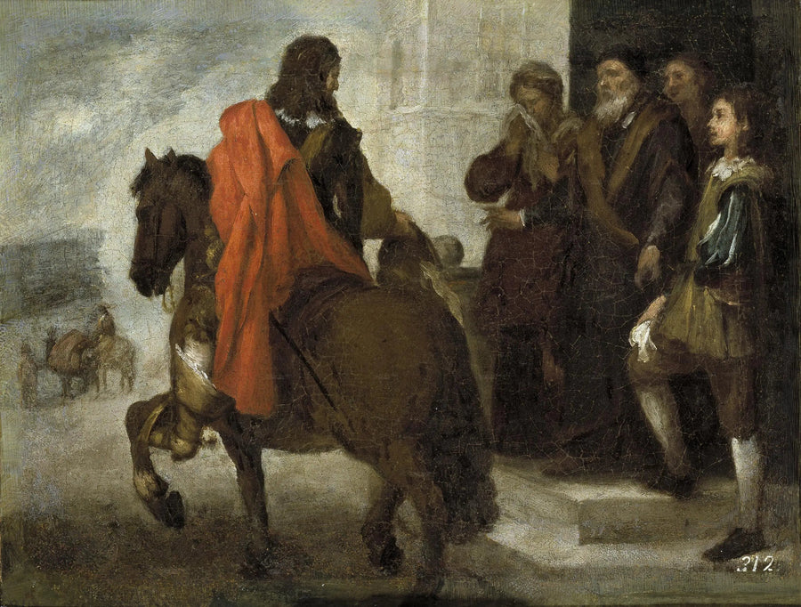 Il figlio prodigo che prende congedo dalla sua casa - Bartolomé Esteban Murillo