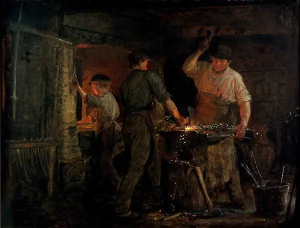 Il fabbro di Hornbæk - Peder Severin Krøyer