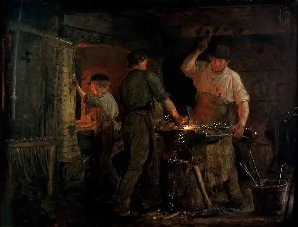 Il fabbro di Hornbæk - Peder Severin Krøyer