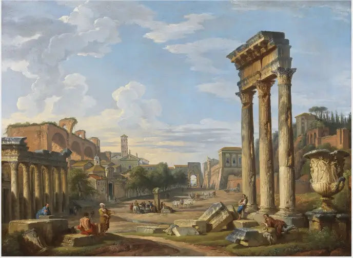 Le Forum romain - Giovanni Paolo Panini - Alpha Reproduction