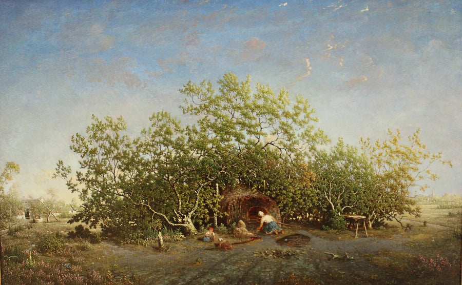 Il forno comunale nelle Lande di Guascogna - Théodore Rousseau