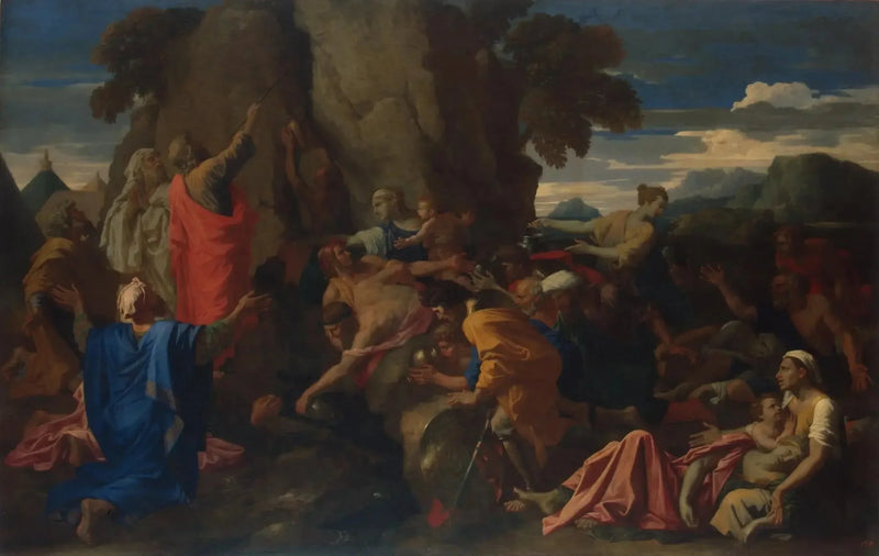 La frattura della roccia - Nicolas Poussin