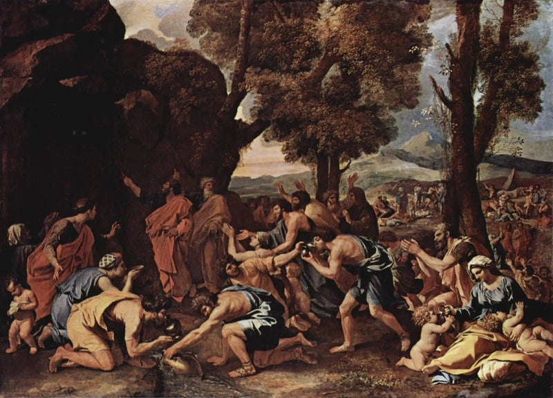La frattura della roccia - Nicolas Poussin