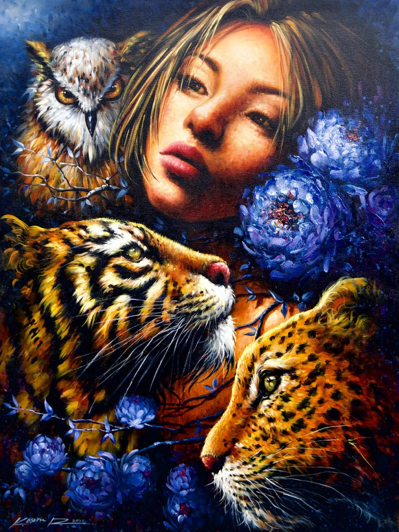 Il Guardiano della Foresta | Dimensioni: 60x80 cm