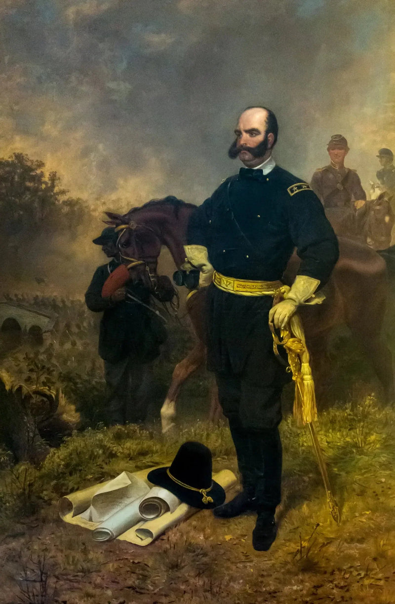 Il generale Ambrose Burnside a Antietam - Emanuel Leutze