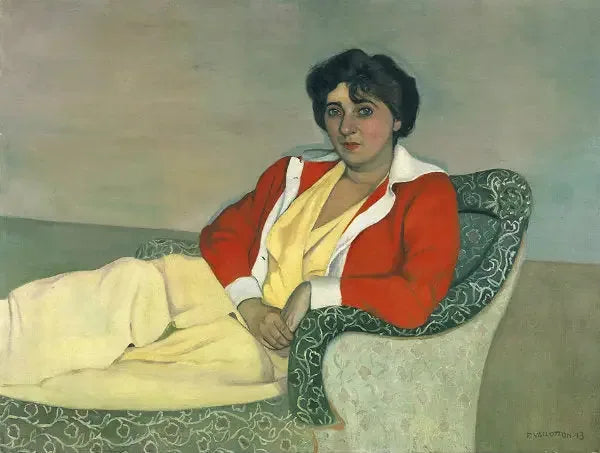 Il gilet rosso - Félix Vallotton