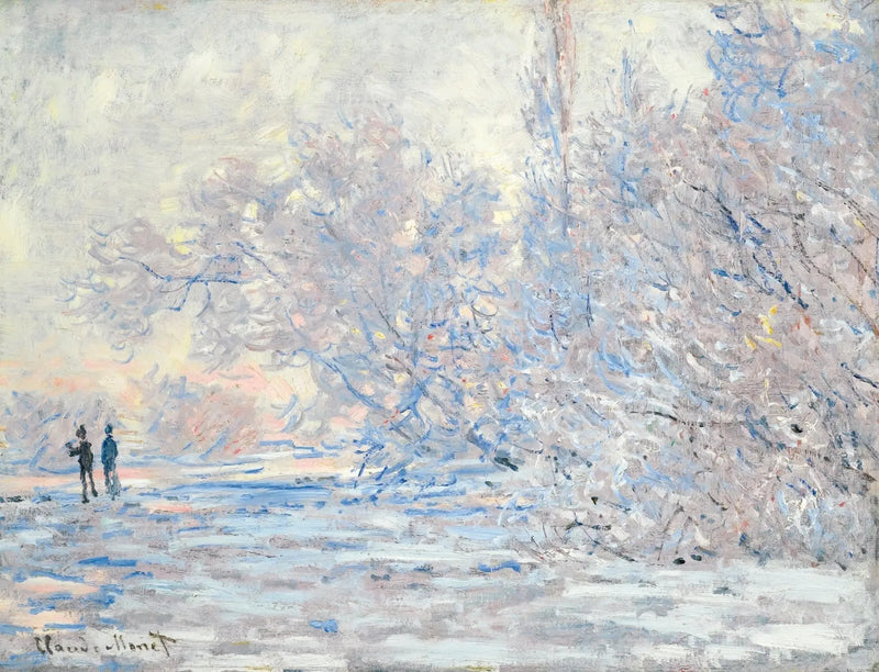 La brina a Giverny - Claude Monet