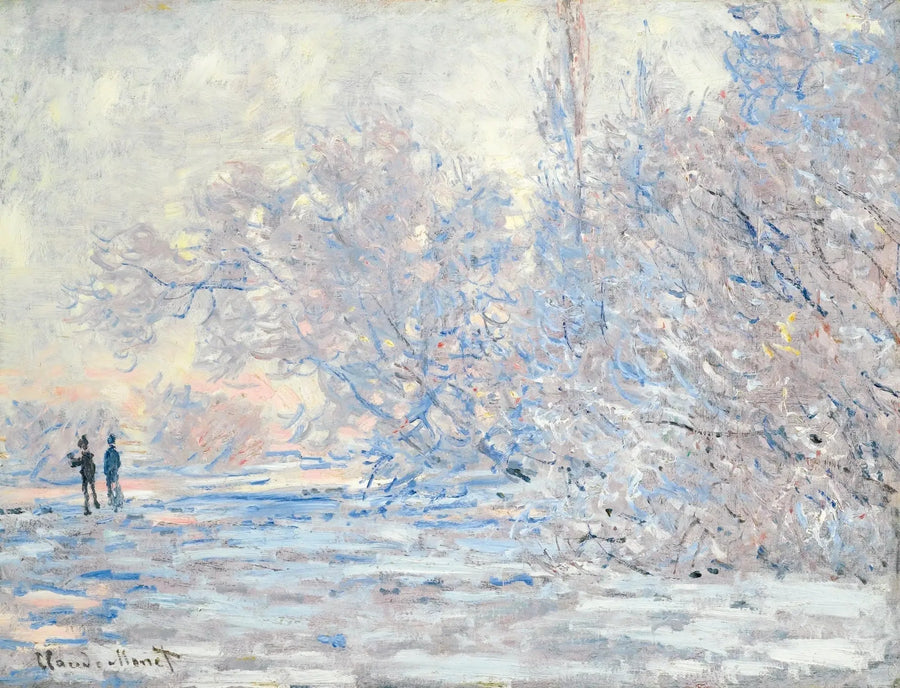 La brina a Giverny - Claude Monet